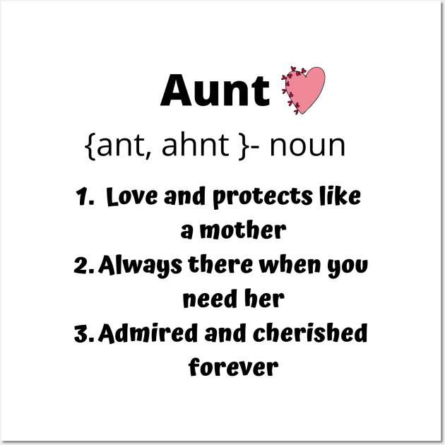 Aunt definition Wall Art by hippyhappy